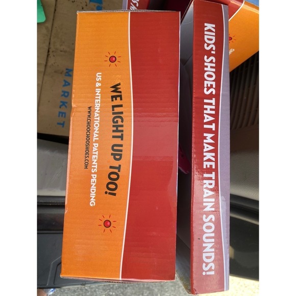 Choo Choo Shoes Pink Train Light Up Sound Toddler Sz 11 Sneakers - Picture 9 of 9